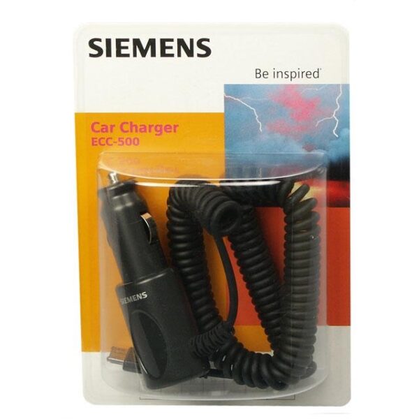 ECC500 Siemens Car Charger 55, 60, SX1, 65-Series Black