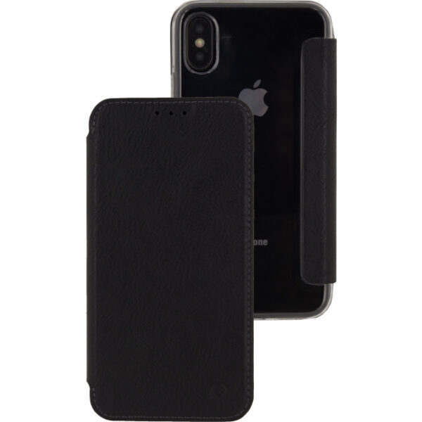 Mobilize Slim Gelly Booklet Apple iPhone X/Xs Solid Black