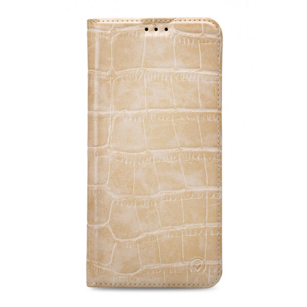 Mobilize Premium Gelly Book Case Apple iPhone X/Xs Alligator Peanut Brown