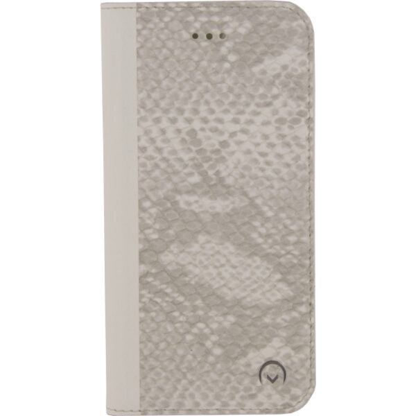Mobilize Special Premium Gelly Book Case Apple iPhone X/Xs Snake Light Grey