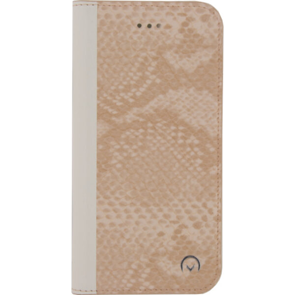 Mobilize Special Premium Gelly Book Case Apple iPhone X/Xs Snake Light Peach
