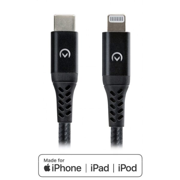 Mobilize Strong Cable USB-C to Lightning 2m. Black