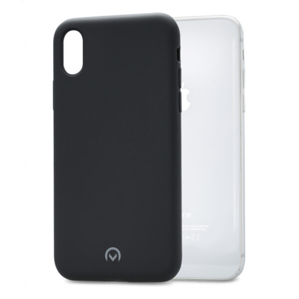 Mobilize Solid Silicone Case Apple iPhone X Black