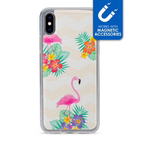 My Style Magneta Case for Apple iPhone Xs Max Flamingo