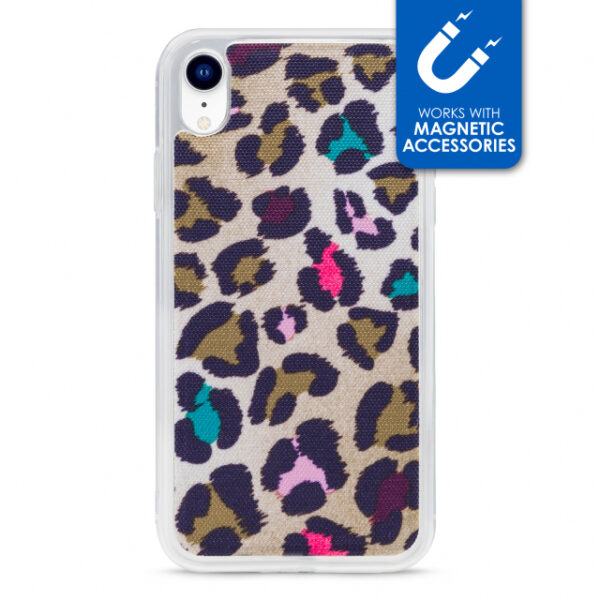 My Style Magneta Case for Apple iPhone XR Colorful Leopard