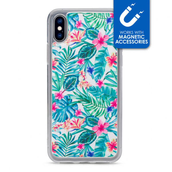 My Style Magneta Case for Apple iPhone Xs Max White Jungle