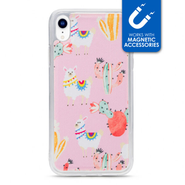 My Style Magneta Case for Apple iPhone XR Pink Alpaca