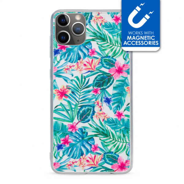 My Style Magneta Case for Apple iPhone 11 Pro White Jungle