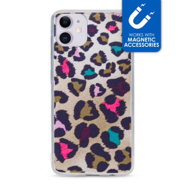 My Style Magneta Case for Apple iPhone 11 Colorful Leopard