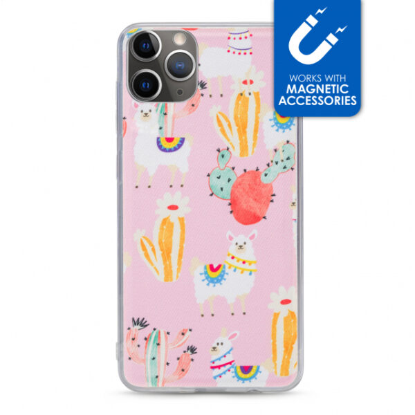 My Style Magneta Case for Apple iPhone 11 Pro Max Pink Alpaca