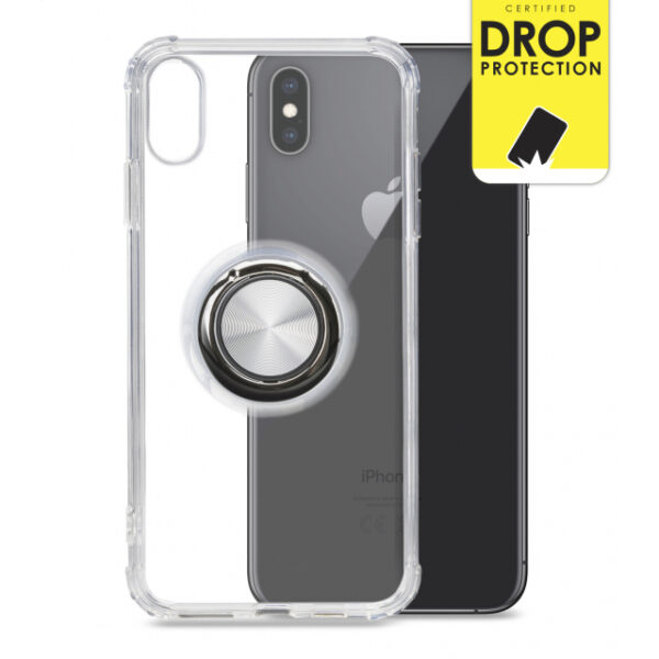 My Style Protective Flex Magnet Ring Case for Apple iPhone Xs Max Clear