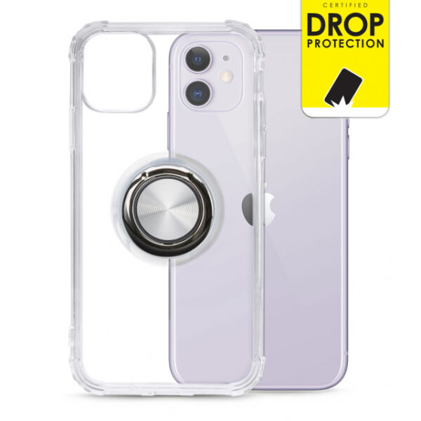 My Style Protective Flex Magnet Ring Case for Apple iPhone 11 Clear