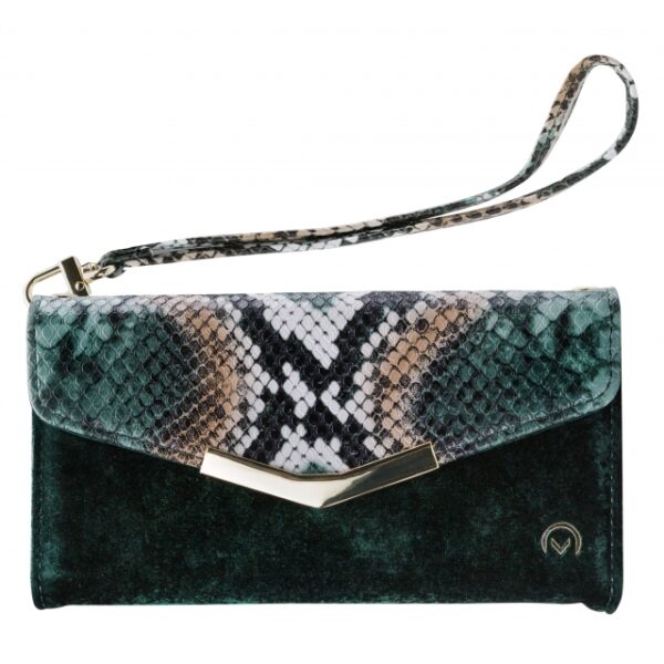 Mobilize 2in1 Gelly Velvet Clutch for Apple iPhone 12 Mini Green Snake