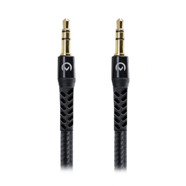 Mobilize Nylon Braided Aux Cable 1.5m Black