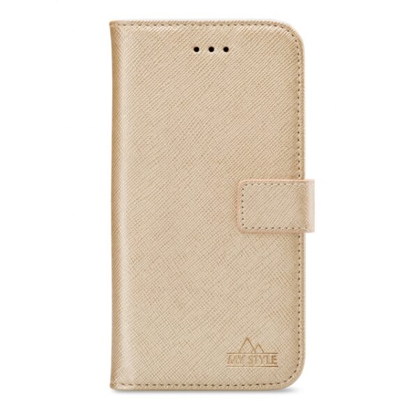 My Style Flex Wallet for Apple iPhone 13 Gold