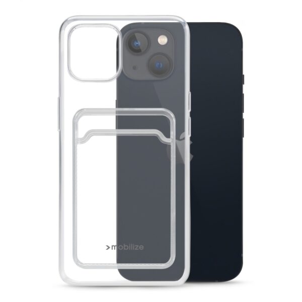 Mobilize Gelly Card Case Apple iPhone 13 Clear