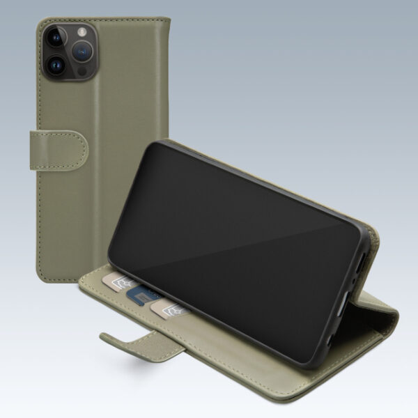 Mobilize Premium Gelly Wallet Book Case Apple iPhone 14 Pro Green