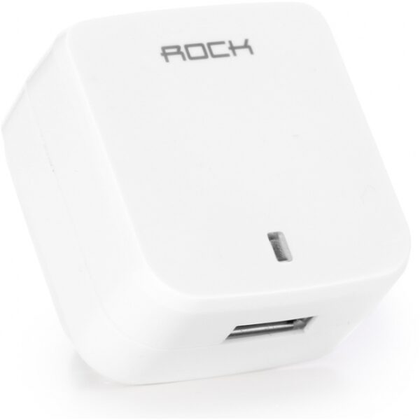 Rock Turbo Tank Travel Charger Single USB 1.8A White