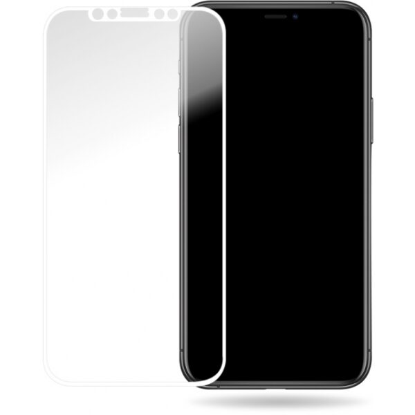 Mobilize Glass Screen Protector - White Frame - Apple iPhone X/Xs/11 Pro