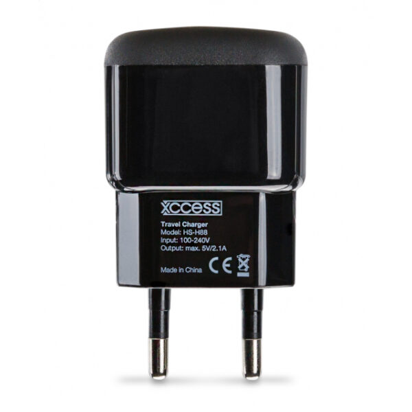 Xccess Travel Charger Single USB 2.1A Black