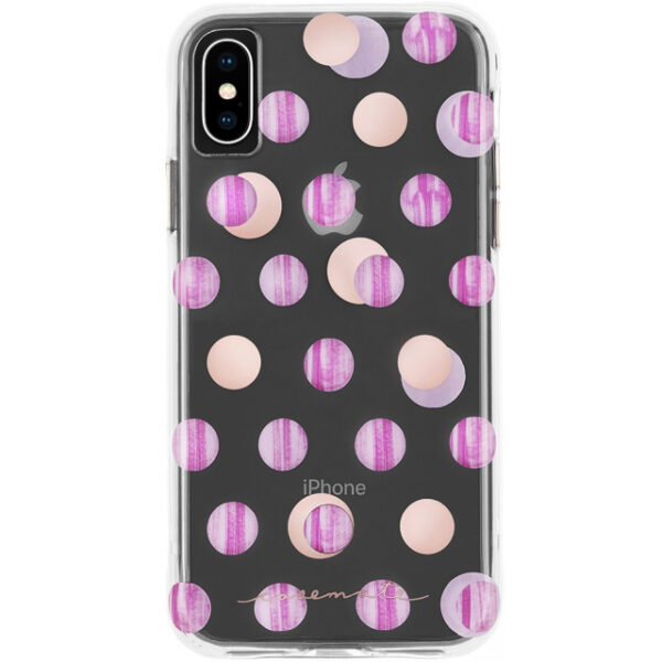 CM038114 Case-Mate Wallpaper Case Apple iPhone X/Xs Pink Dot