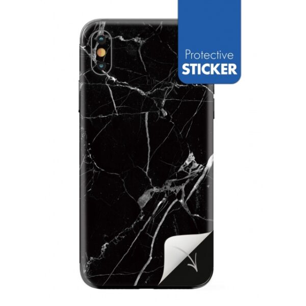 My Style PhoneSkin For Apple iPhone Xs Black Marble