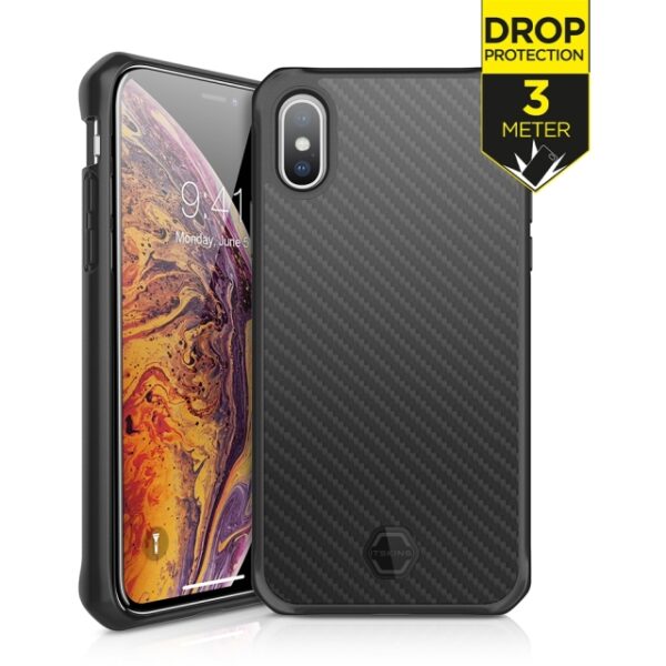 ITSKINS Level 2 HybridFusion for Apple iPhone Xs Max Carbon