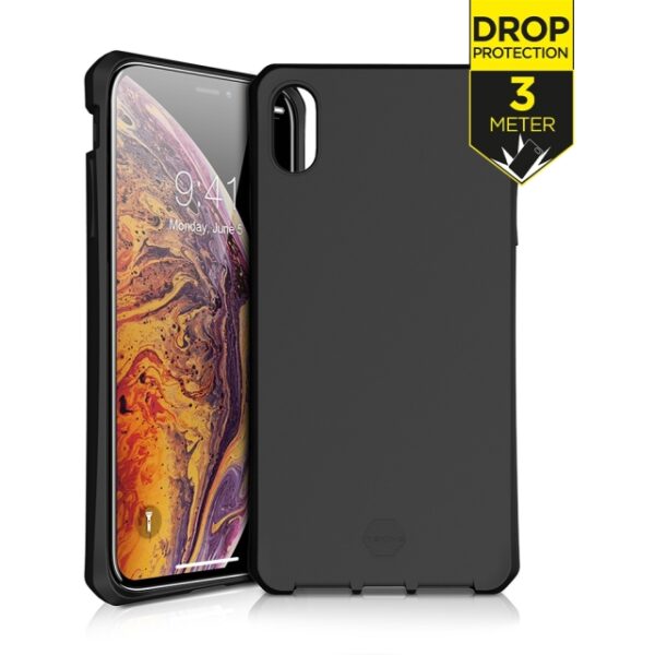 ITSKINS Level 2 SpectrumSolid for Apple iPhone Xs Max Plain Black