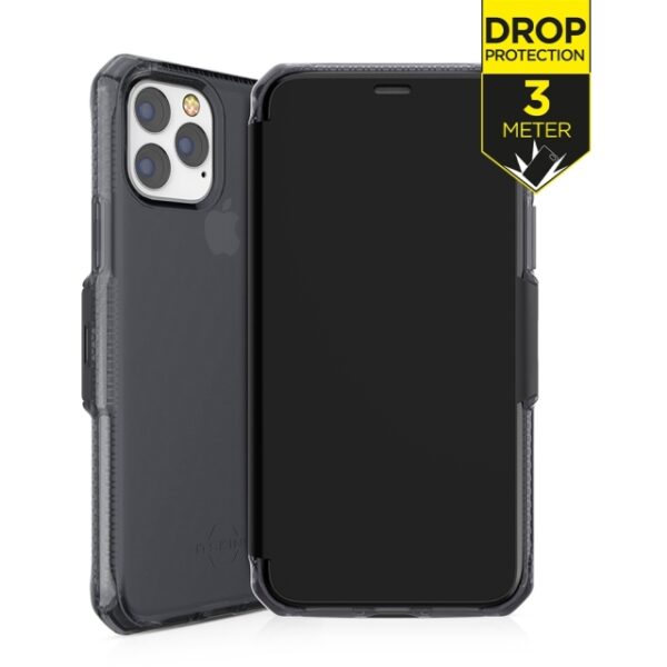 ITSKINS Level 2 SpectrumFolio for Apple iPhone 11 Pro Pure Black