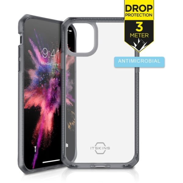 ITSKINS Level 2 HybridFrost for Apple iPhone 11/XR Transparent Black