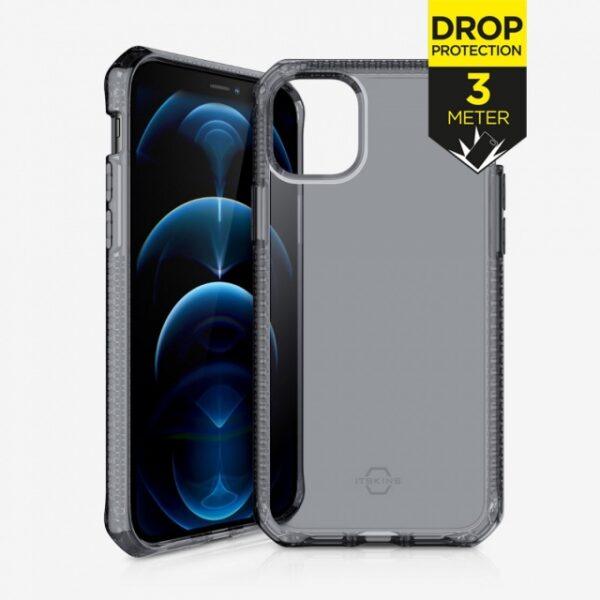 ITSKINS Level 2 SpectrumClear for Apple iPhone 12/12 Pro Smoke