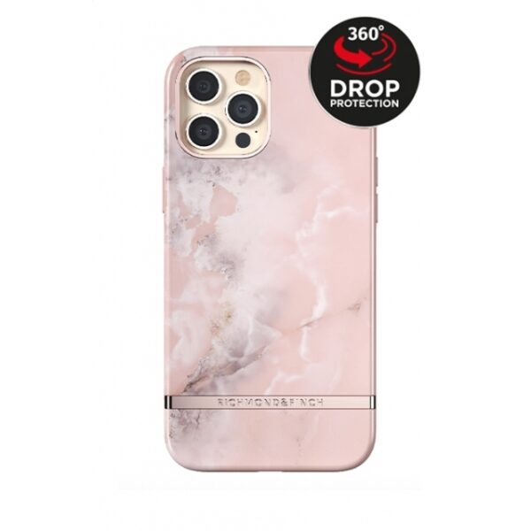 Richmond & Finch Freedom Series One-Piece Apple iPhone 12 Pro Max Pink Marble