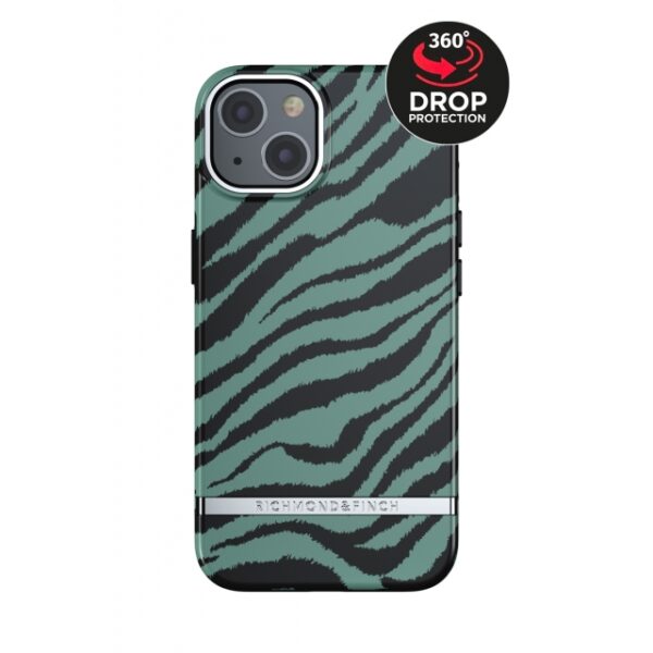 Richmond & Finch Freedom Series One-Piece Apple iPhone 13 Emerald Zebra