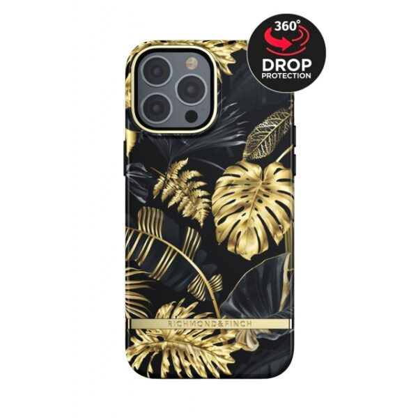 Richmond & Finch Freedom Series One-Piece Apple iPhone 13 Pro Max Golden Jungle