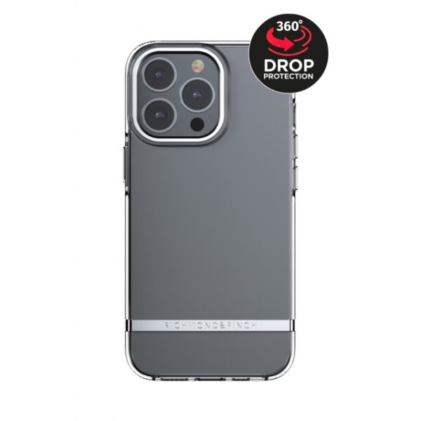 Richmond & Finch Clear Case Collection Apple iPhone 13 Pro Transparent/Silver