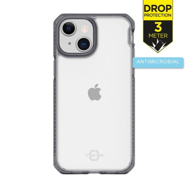 ITSKINS Level 2 HybridFrost for Apple iPhone 13 Transparent Black