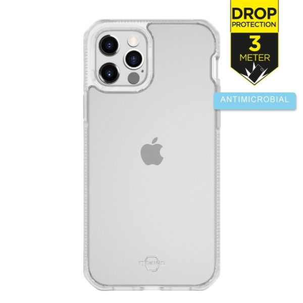 ITSKINS Level 2 HybridFrost for Apple iPhone 12/12 Pro Transparent