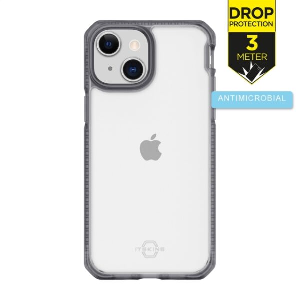 ITSKINS Level 2 HybridFrost for Apple iPhone 13 Mini Transparent Black