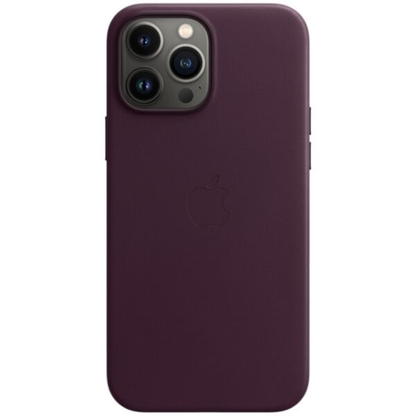 MM1M3ZM/A Apple Leather Case with MagSafe iPhone 13 Pro Max Dark Cherry
