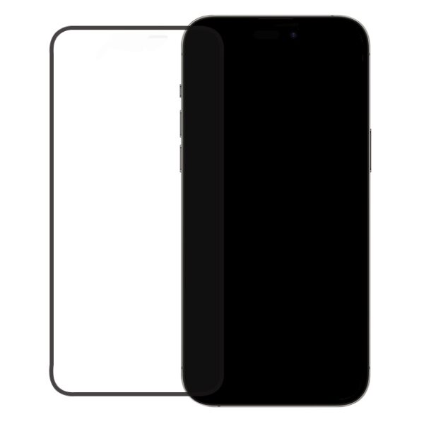 Mobilize Edge-To-Edge Glass Screen Protector Apple iPhone 14 Pro Max Black Full Glue