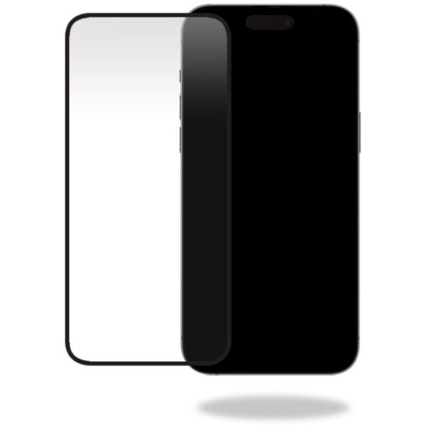 Mobilize Glass Screen Protector - Black Frame - Apple iPhone 14 Pro Max