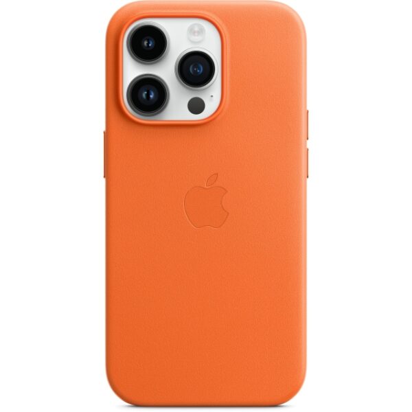 MPPL3ZM/A Apple Leather Case with MagSafe iPhone 14 Pro Orange