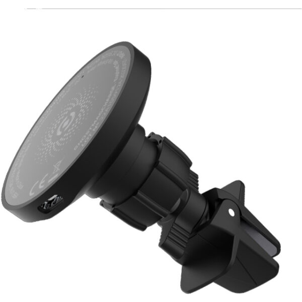 Celly GhostMagCharge MagSafe Charger Car Holder 15W Black