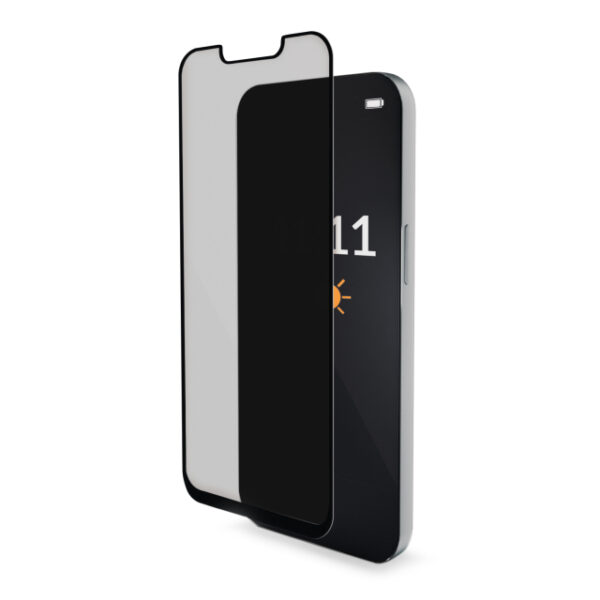 Mobilize Privacy Glass Screen Protector - Black Frame - for Apple iPhone 13/13 Pro/14
