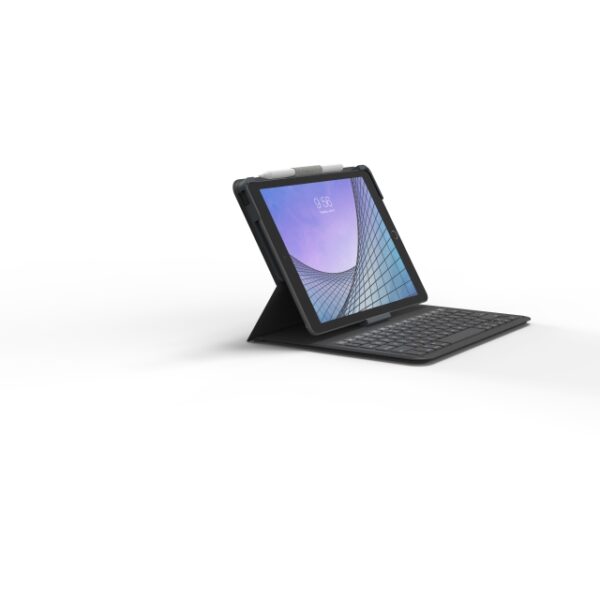 ZAGG Messenger Folio 2 Bluetooth Keyboard Case for Apple iPad 10.2/Pro/Air 10.5 Serie AZERTY Black