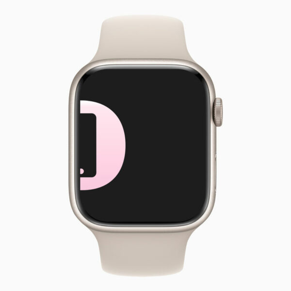Apple Watch Series 6 44mm - Goud Aluminium Roze Sportband